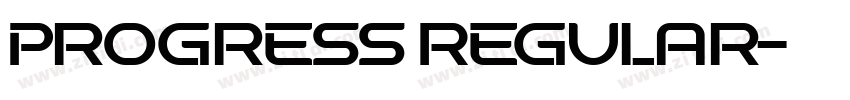 Progress Regular字体转换